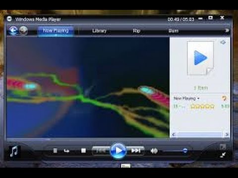 how to get ambience visualization in windows media player